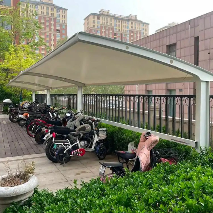 安陆市膜结构电动车棚